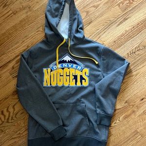 Fanatics Denver Nuggets hooded sweatshirt.